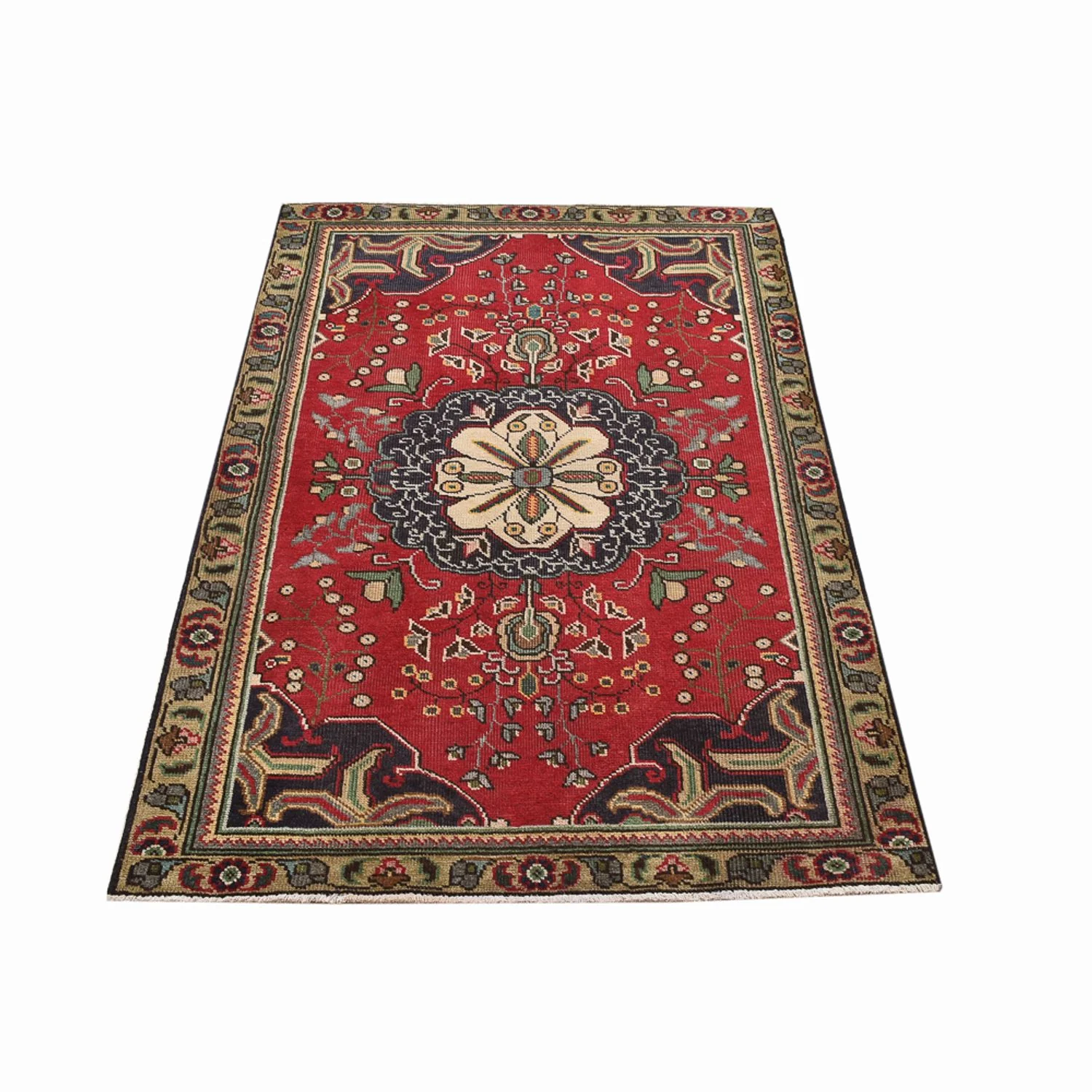 Perserteppich - Täbriz - 155 x 100 cm - rot - Image 5