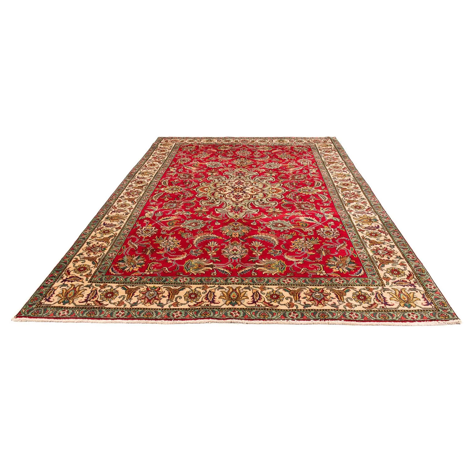 Perserteppich - Täbriz 300 x 203 cm - dunkelrot - Image 5