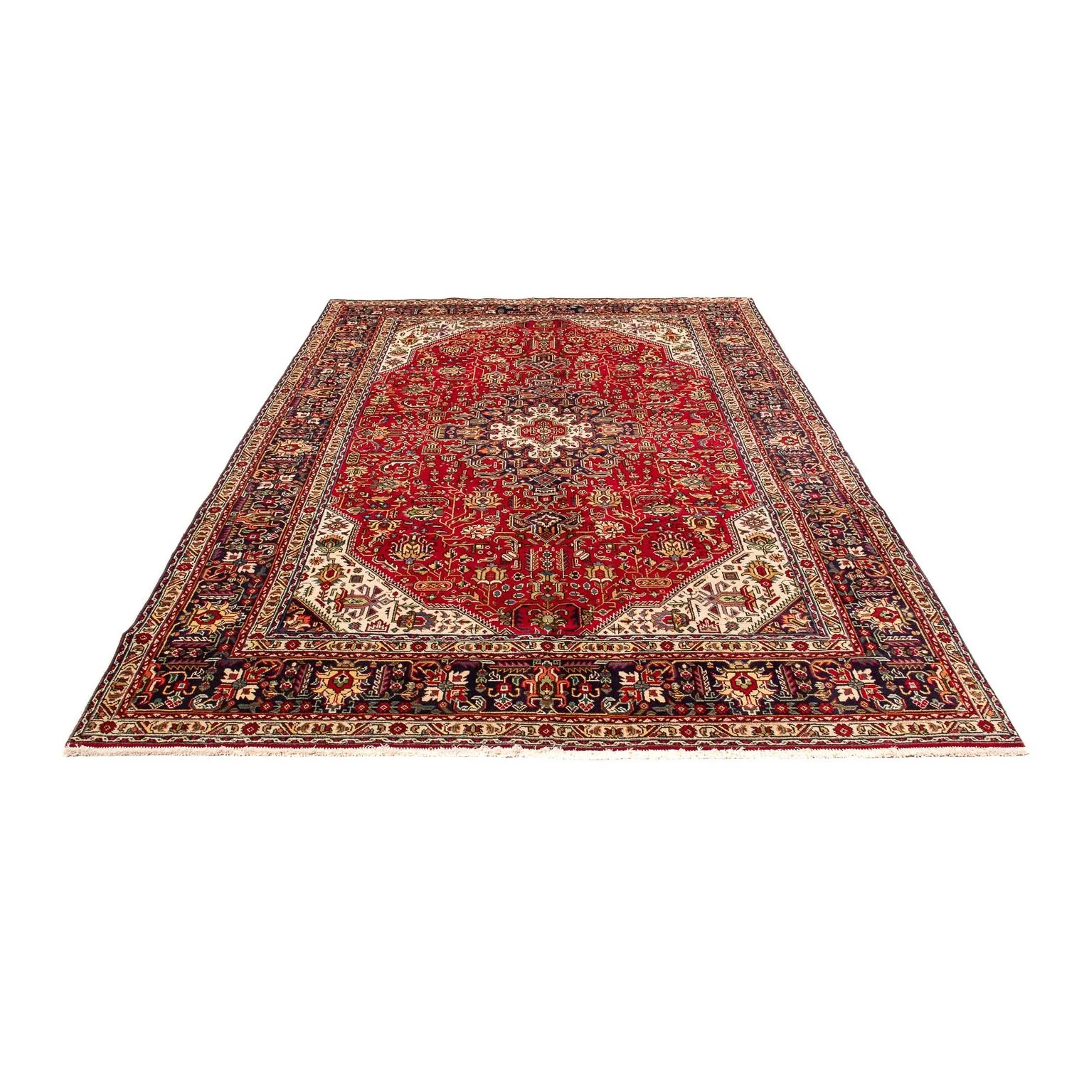 Perserteppich - TĂ€briz 305 x 195 cm - dunkelrot - Image 5