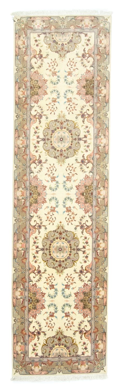 Perserteppich - TĂ€briz 339 x 91 cm - beige
