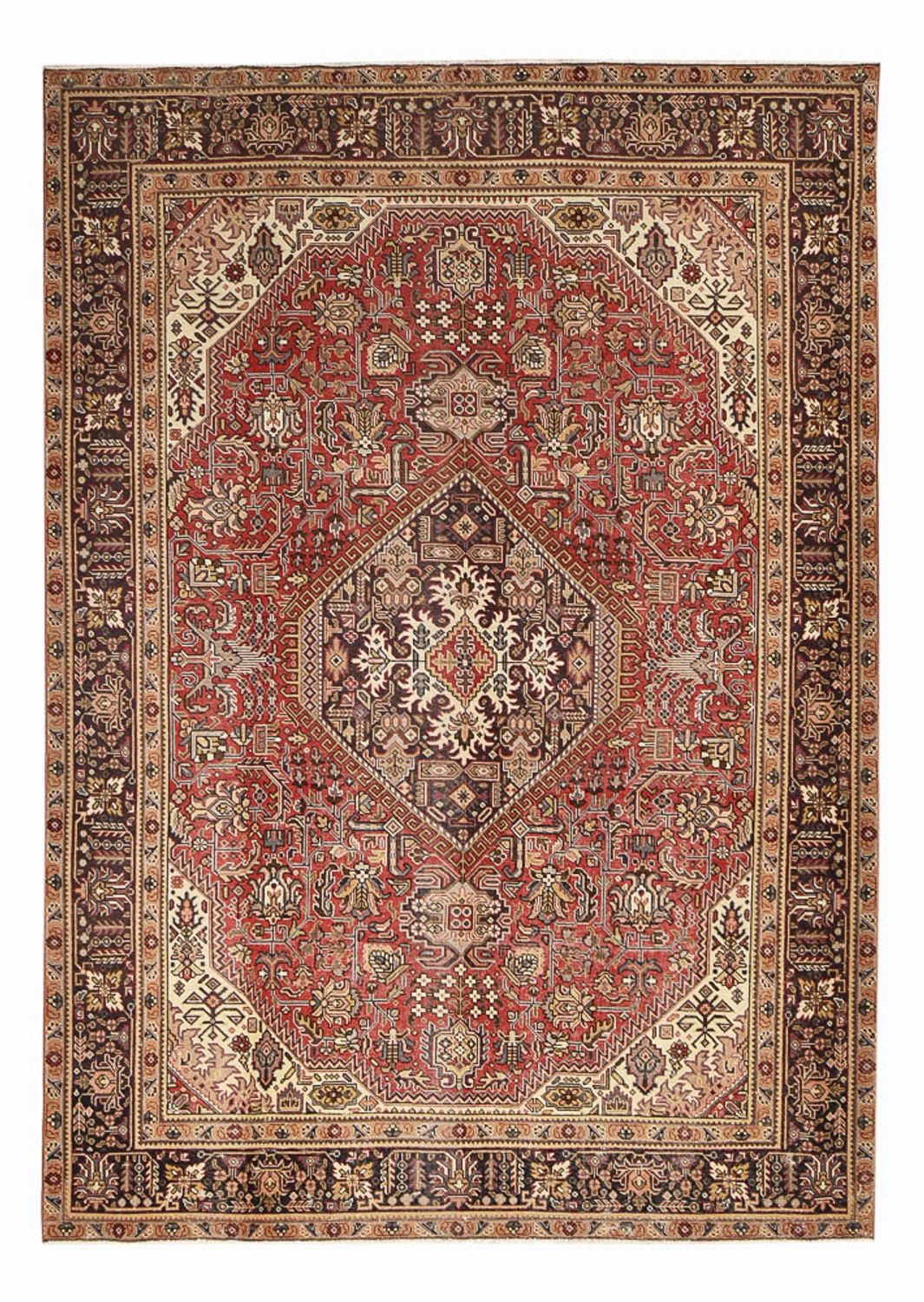 Perserteppich - Täbriz - 348 x 245 cm - hellrot