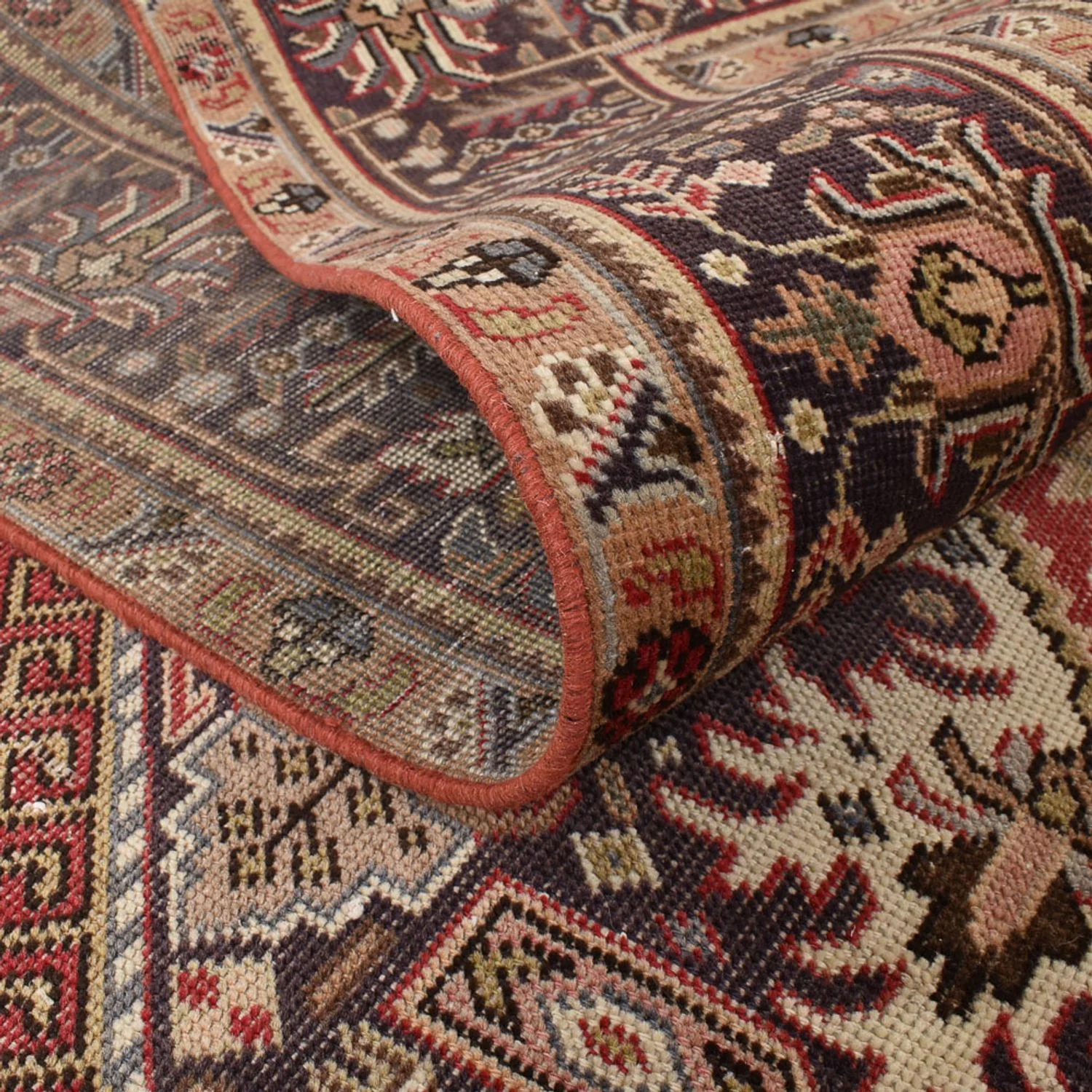 Perserteppich - Täbriz - 348 x 245 cm - hellrot - Image 4