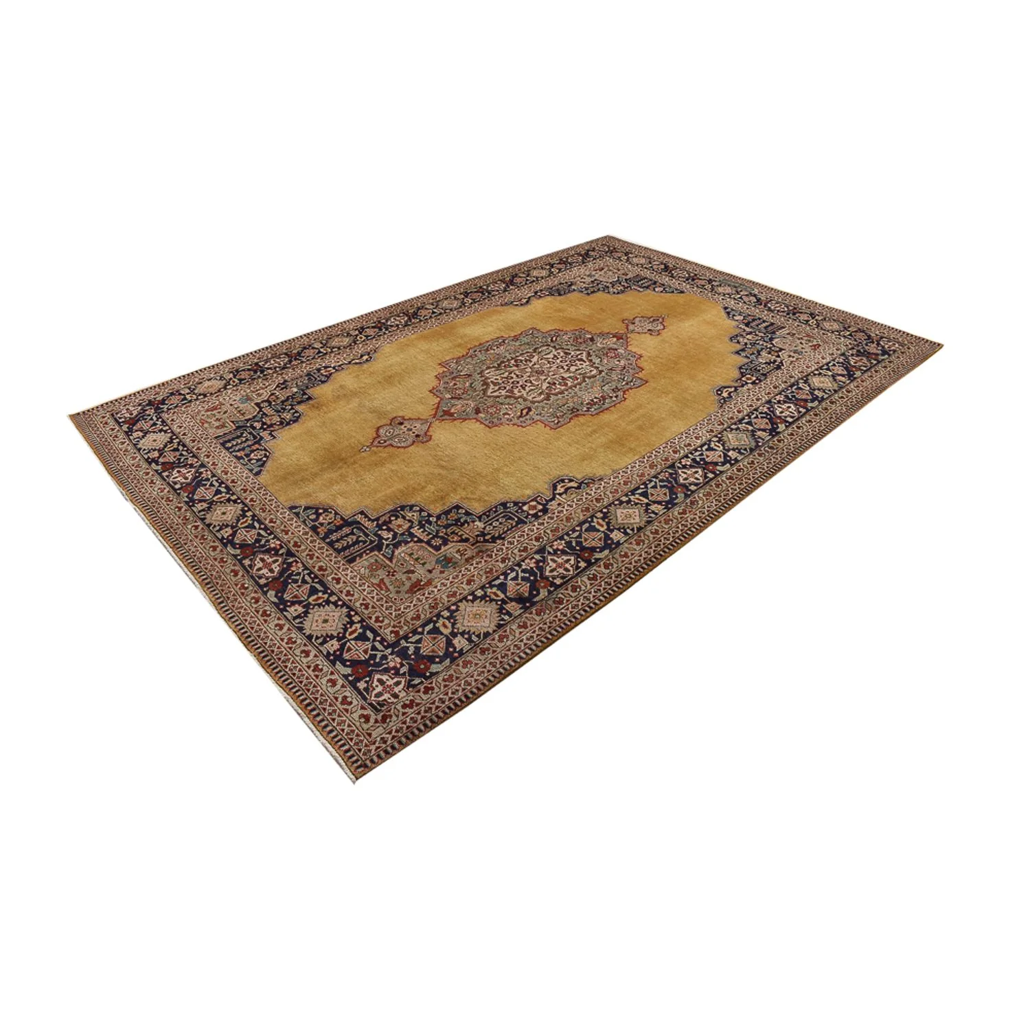 Perserteppich - Täbriz - 354 x 237 cm - gold - Image 5