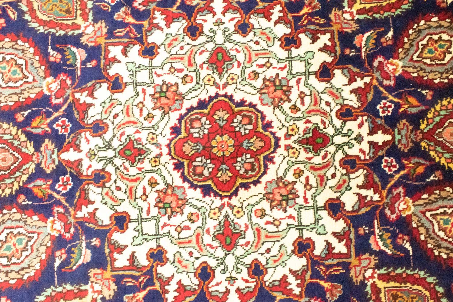 Perserteppich - Täbriz 392 x 305 cm - blau - Image 2