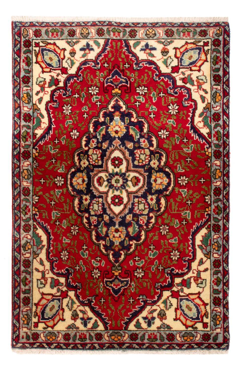 Perserteppich - Täbriz - 86 x 58 cm - rot