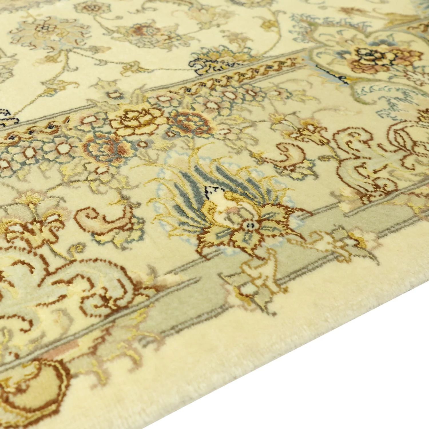 Täbriz - 60 Raj Teppich 206x145cm - Perserteppich - Image 3