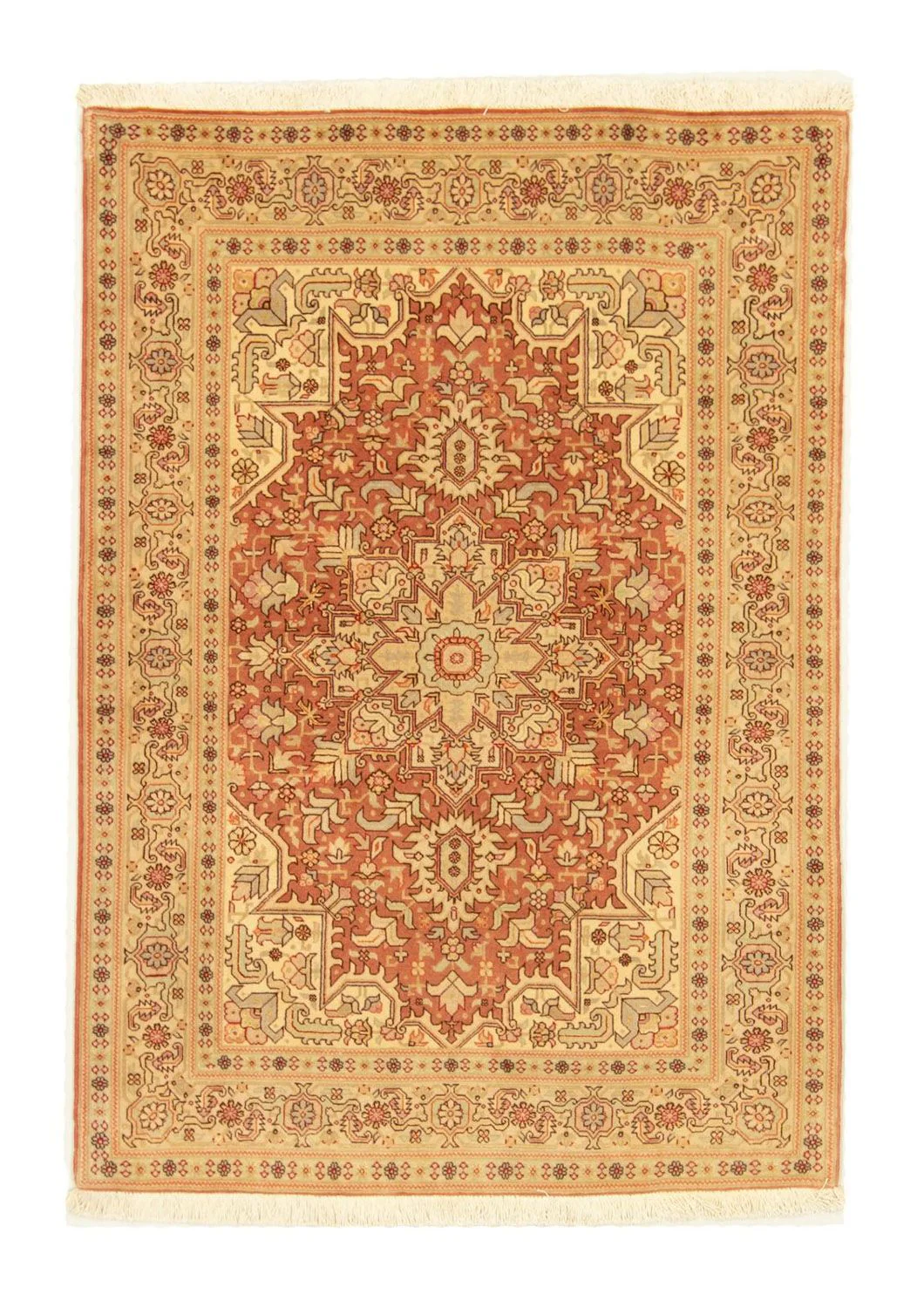 Täbriz - 50 Raj Teppich 143x103cm - Perserteppich