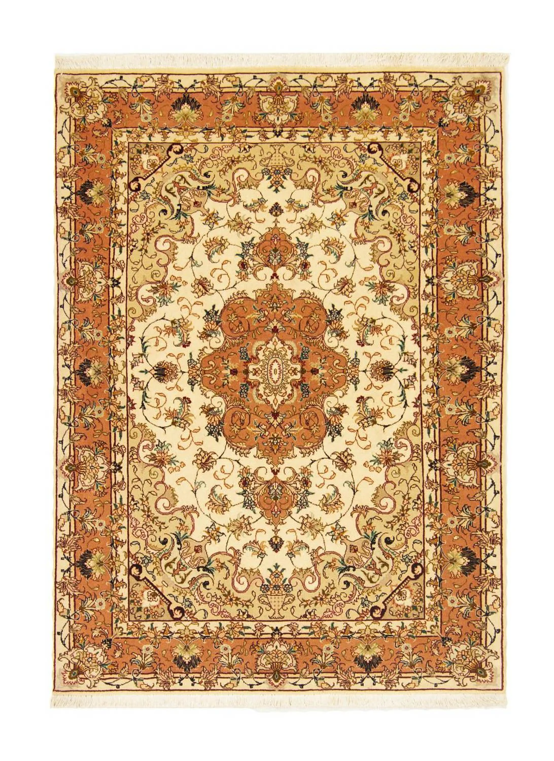 Täbriz - 50 Raj Teppich 143x103cm - Perserteppich