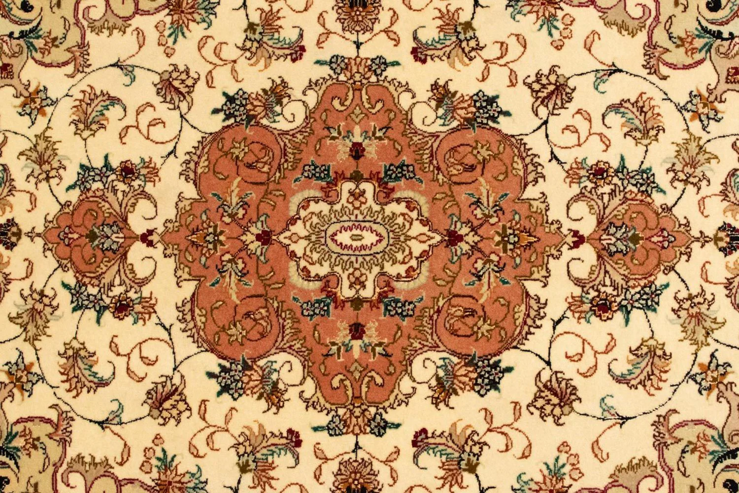 Täbriz - 50 Raj Teppich 143x103cm - Perserteppich - Image 2