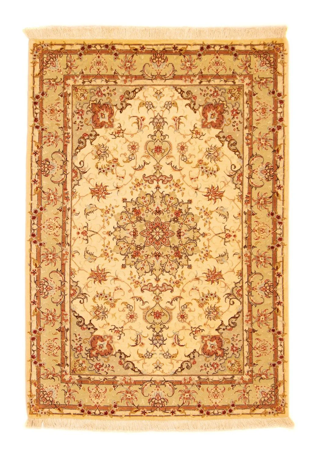 Täbriz - 50 Raj Teppich 147x104cm - Perserteppich