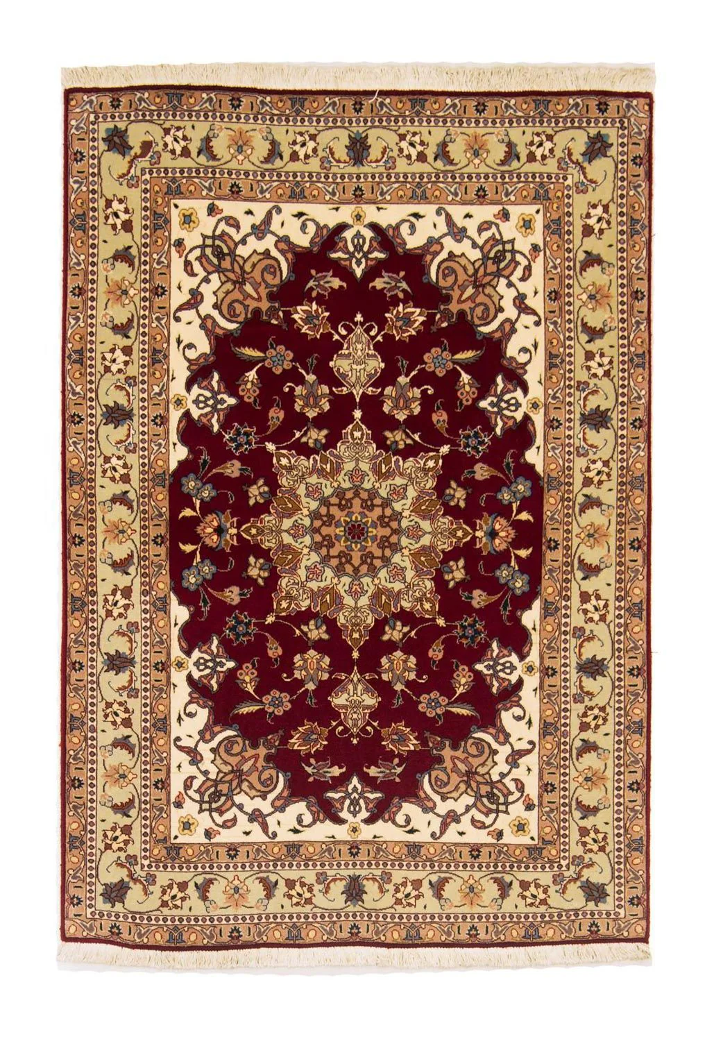 Täbriz - 50 Raj Teppich 148x103cm - Perserteppich