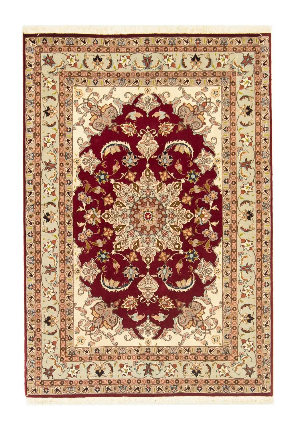 Täbriz - 50 Raj Teppich 150x101cm - Perserteppich