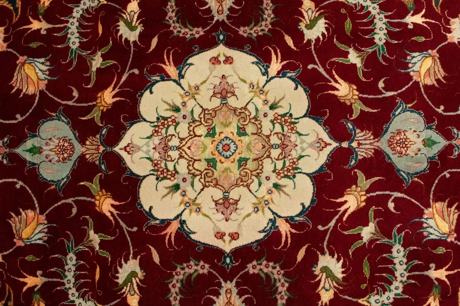Täbriz - 50 Raj Teppich 150x101cm - Perserteppich - Image 2
