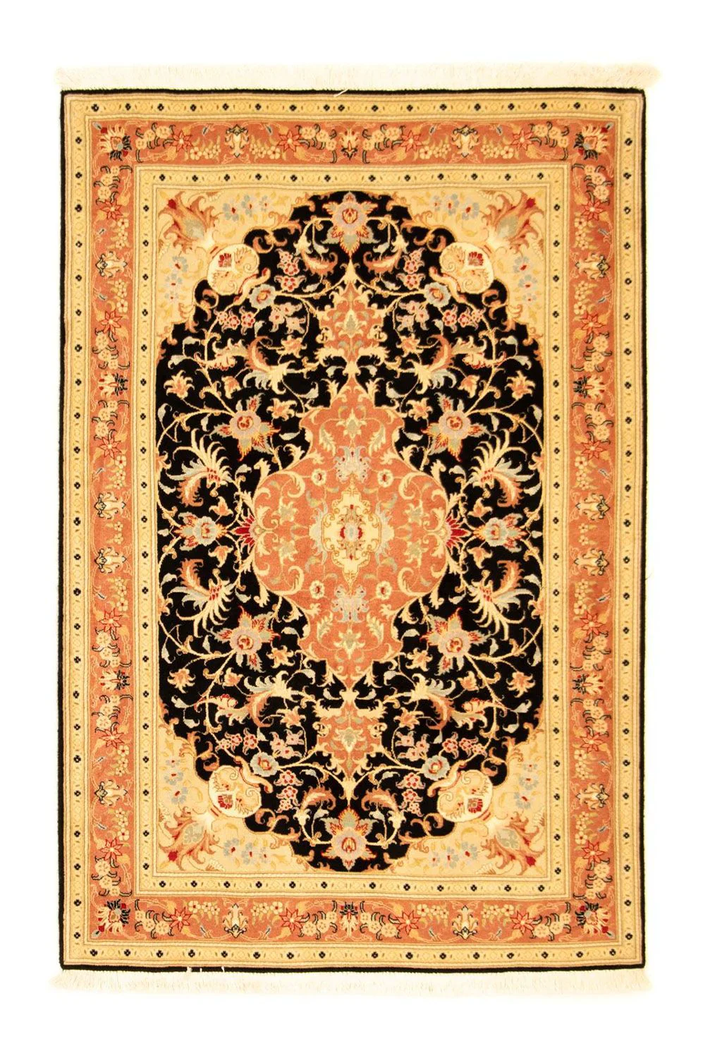 Täbriz - 50 Raj Teppich 150x101cm - Perserteppich