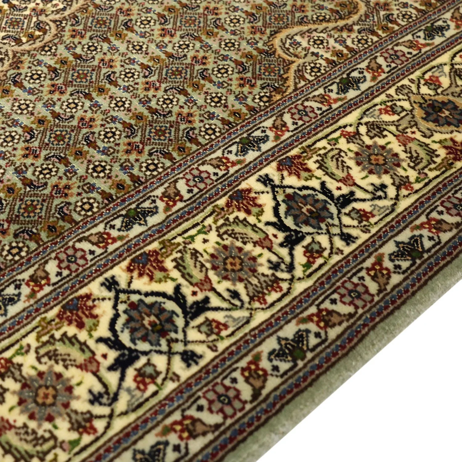 Täbriz - 50 Raj Teppich 151x100cm - Perserteppich - Image 3