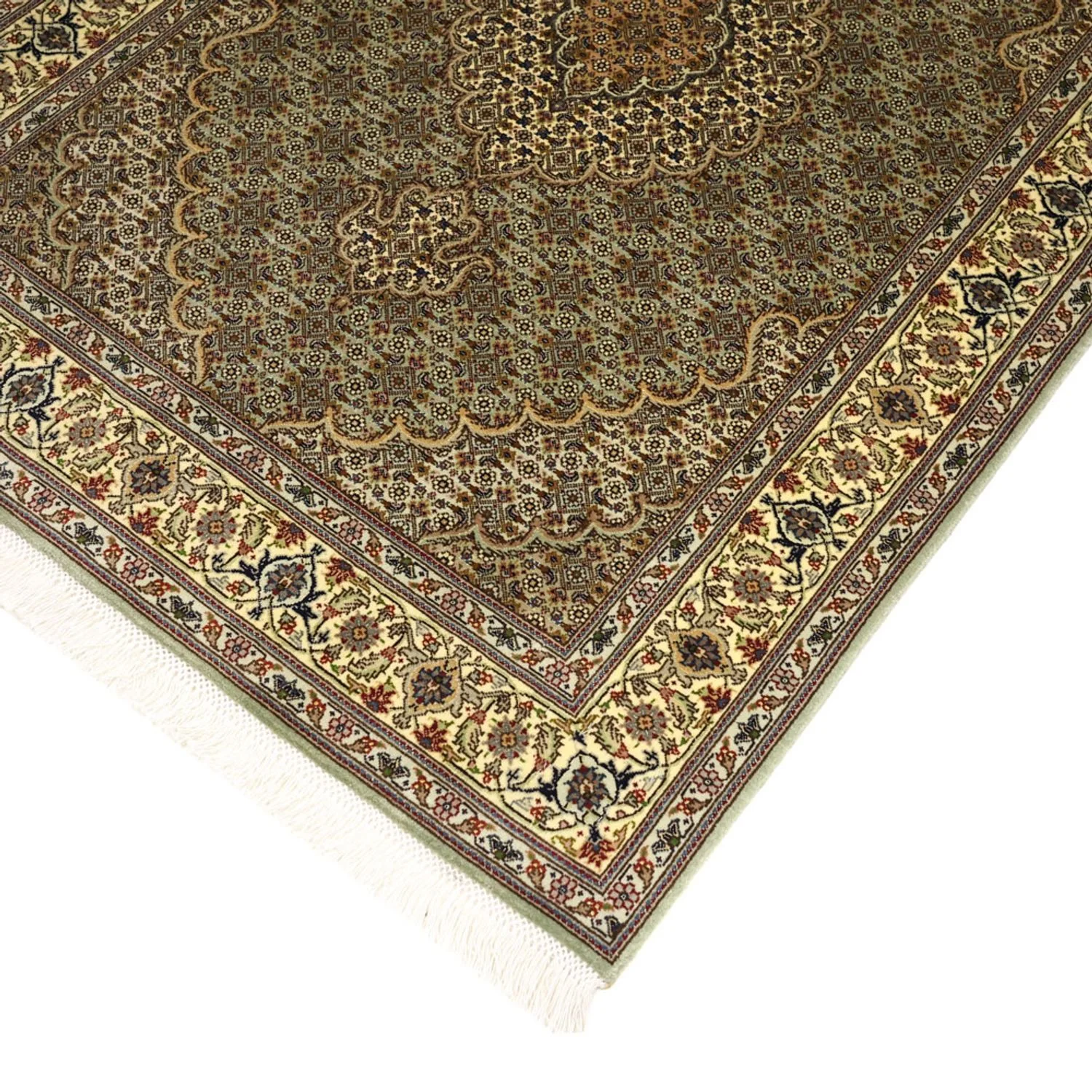 Täbriz - 50 Raj Teppich 151x100cm - Perserteppich - Image 4