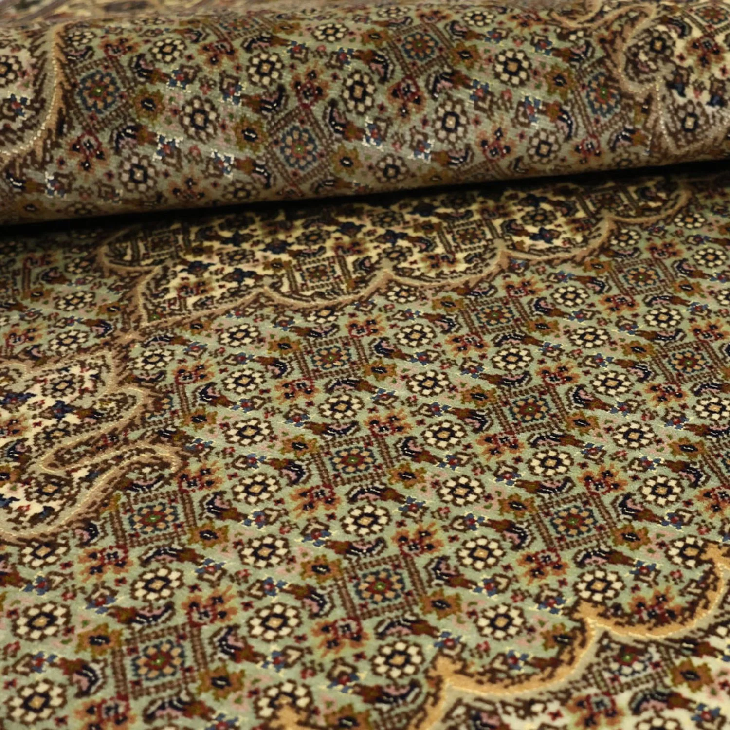 Täbriz - 50 Raj Teppich 151x100cm - Perserteppich - Image 5