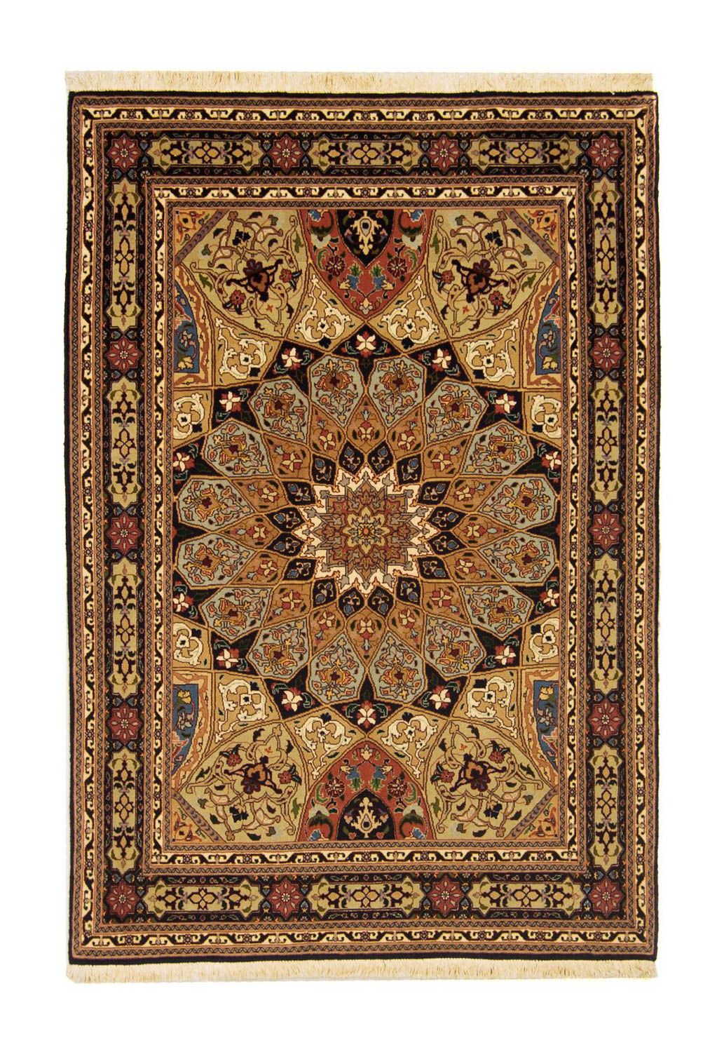 Täbriz - 50 Raj Teppich 151x102cm - Perserteppich