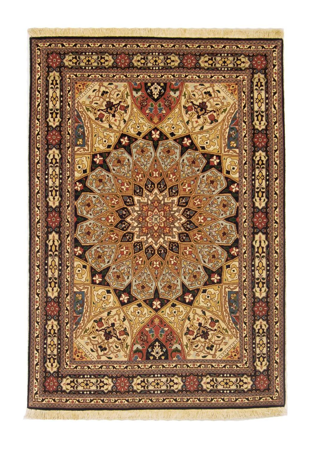 Täbriz - 50 Raj Teppich 151x103cm - Perserteppich