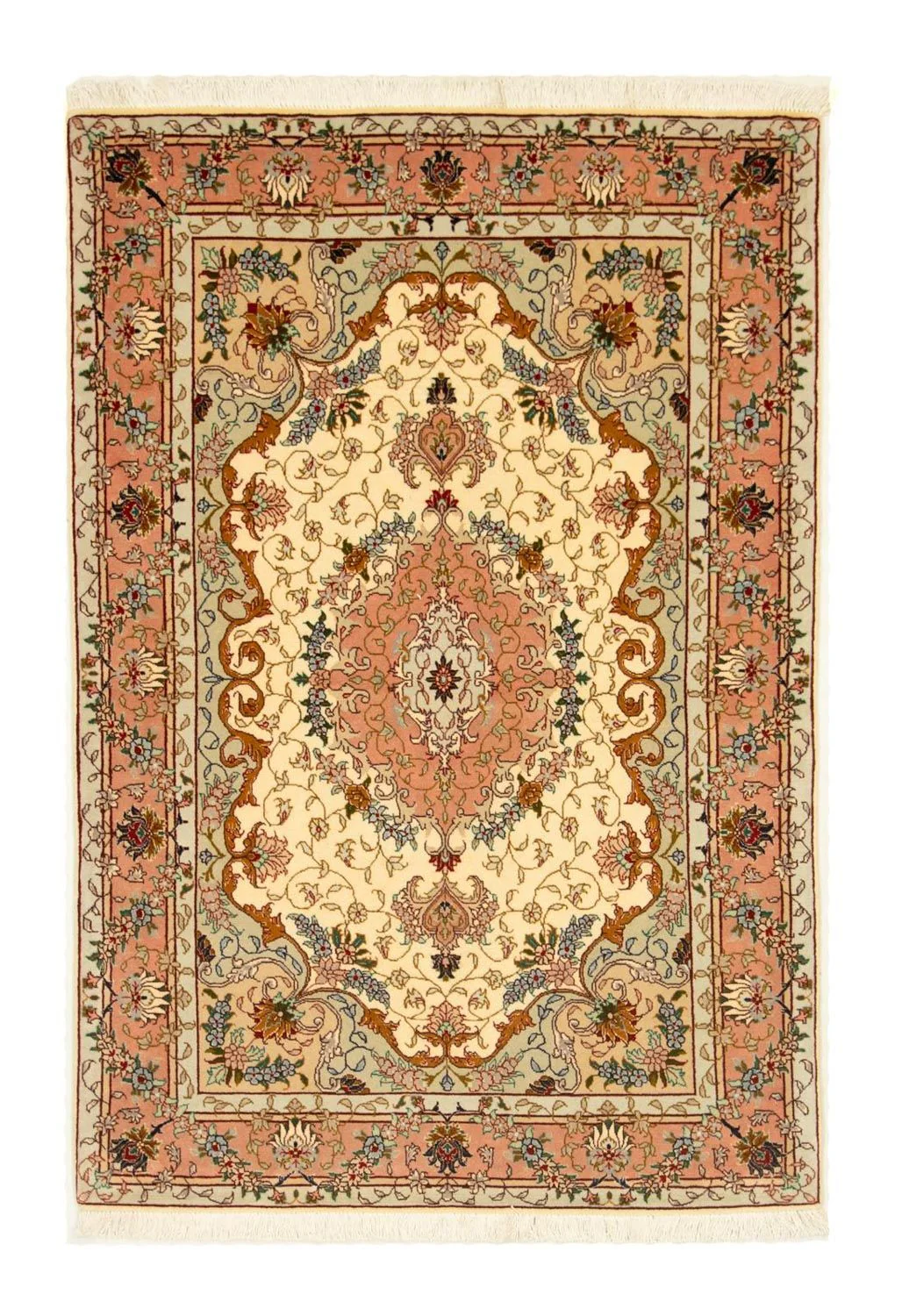 Täbriz - 50 Raj Teppich 152x100cm - Perserteppich