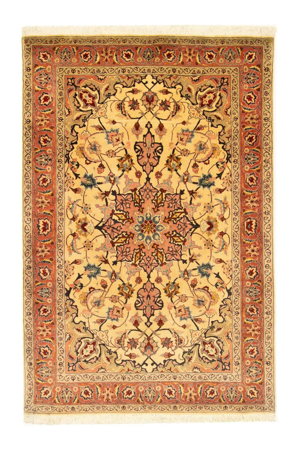 Täbriz - 50 Raj Teppich 153x100cm - Perserteppich