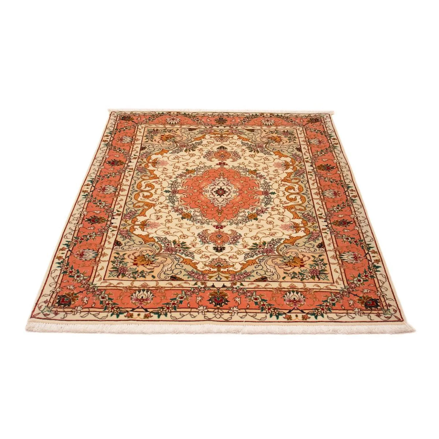 Täbriz - 50 Raj Teppich 153x102cm - Perserteppich - Image 5