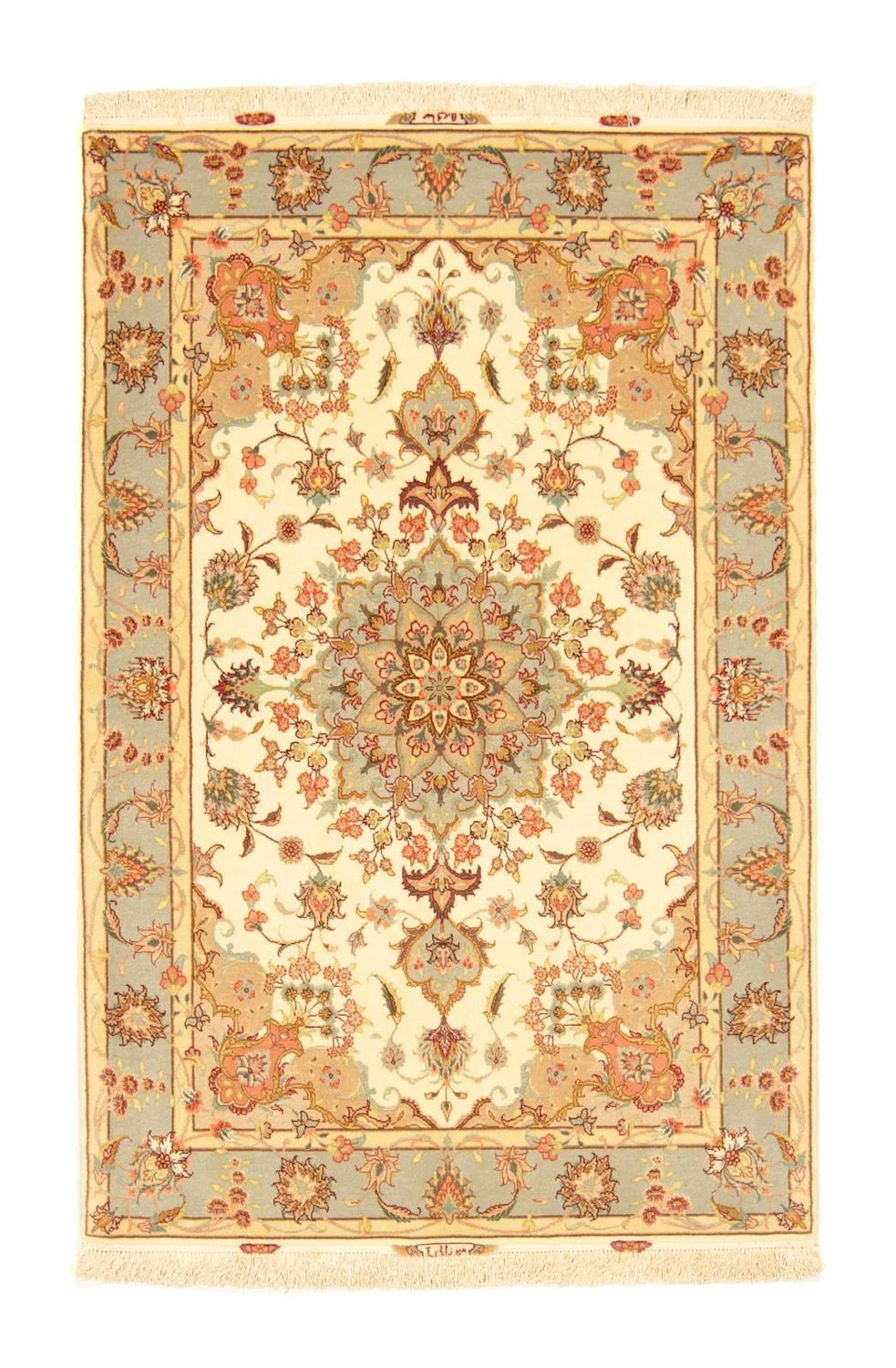 Täbriz - 50 Raj Teppich 154x100cm - Perserteppich