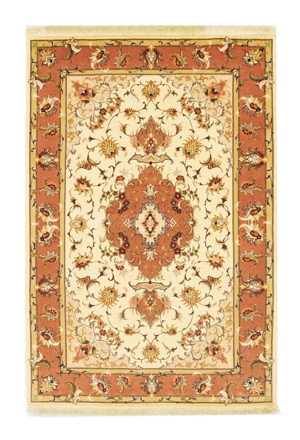 Täbriz - 50 Raj Teppich 154x102cm - Perserteppich