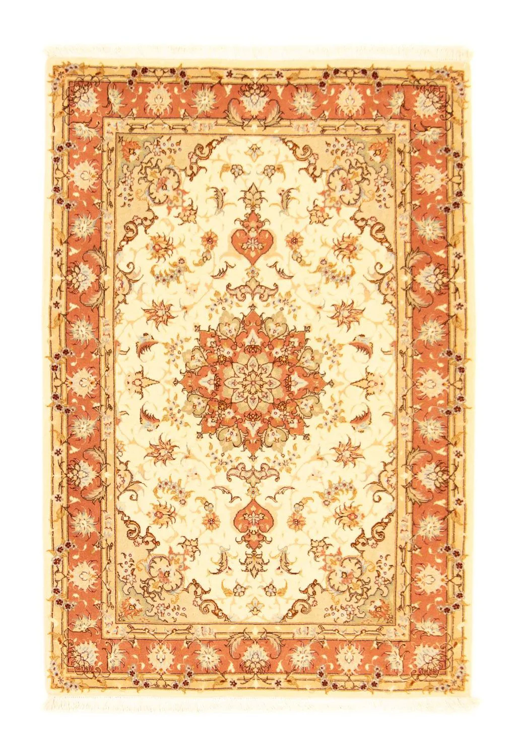 Täbriz - 50 Raj Teppich 154x103cm - Perserteppich