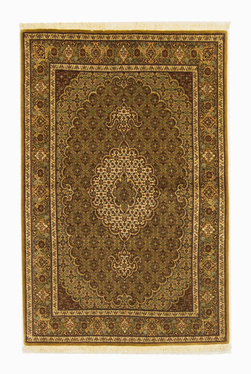 Täbriz - 50 Raj Teppich 154x103cm - Perserteppich