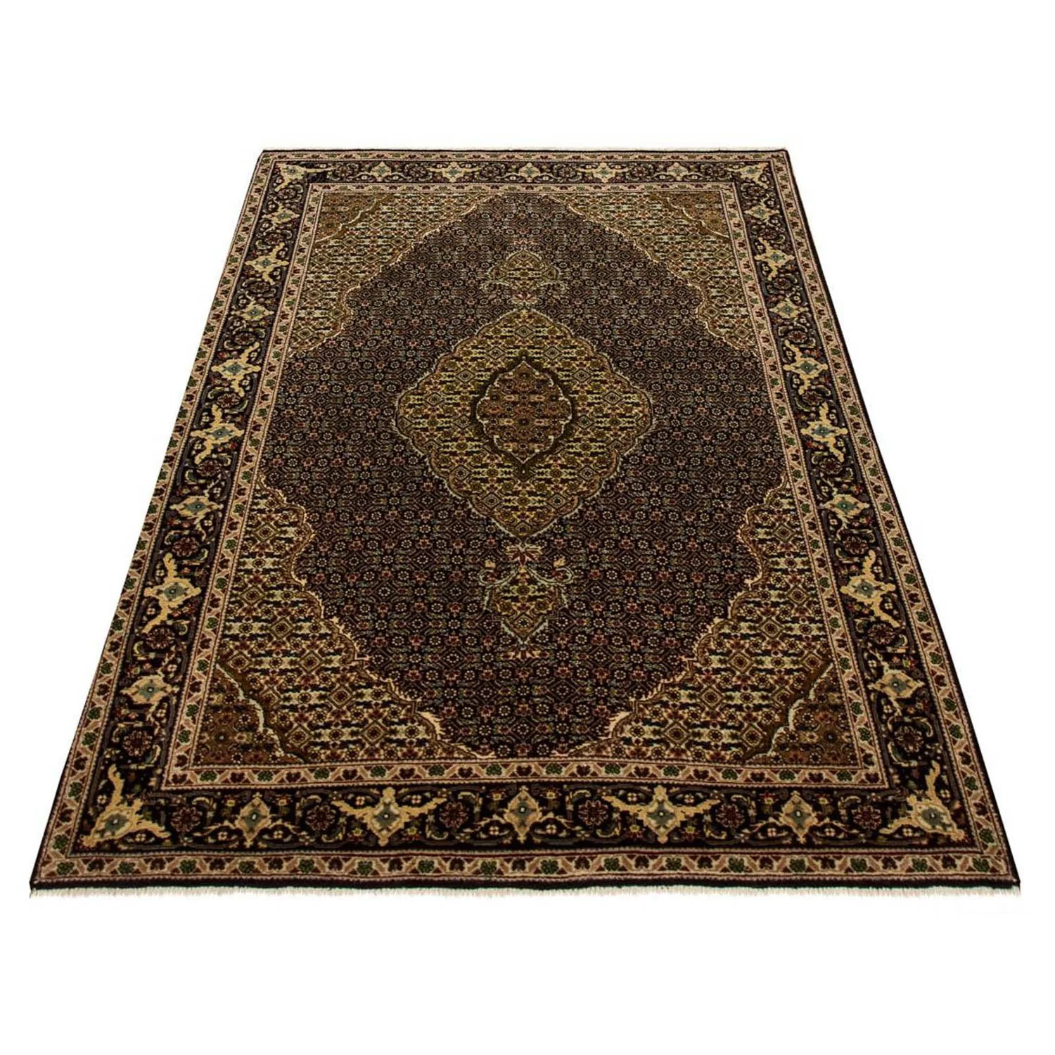 Täbriz - 50 Raj Teppich 155x102cm - Perserteppich - Image 5