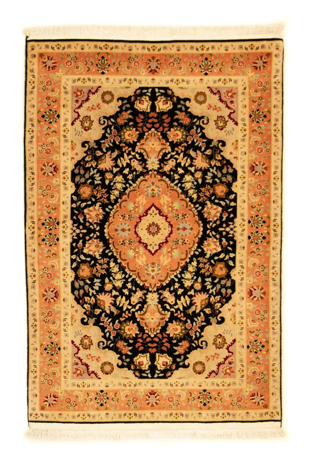 Täbriz - 50 Raj Teppich 155x103cm - Perserteppich