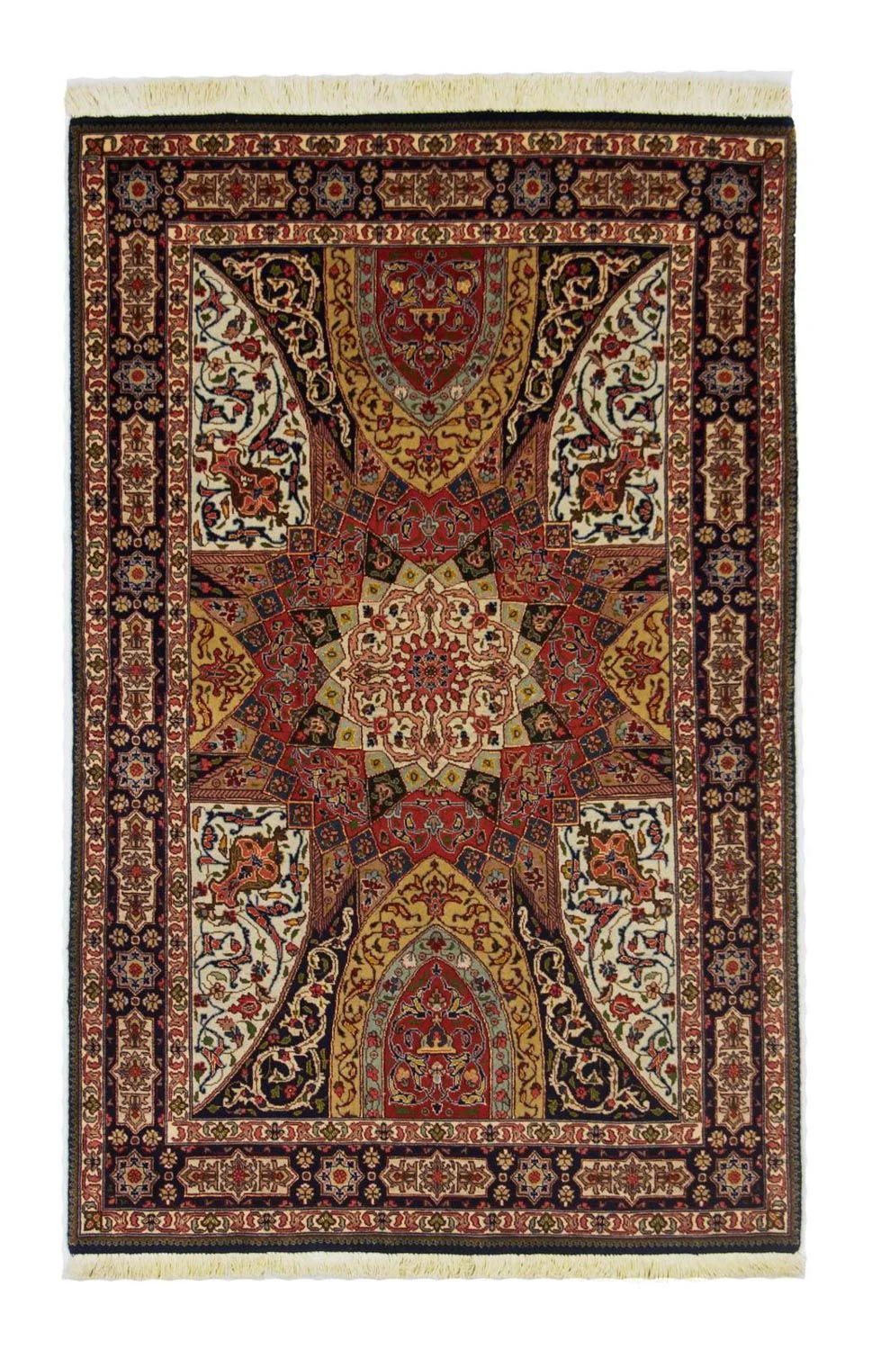 Täbriz - 50 Raj Teppich 157x100cm - Perserteppich