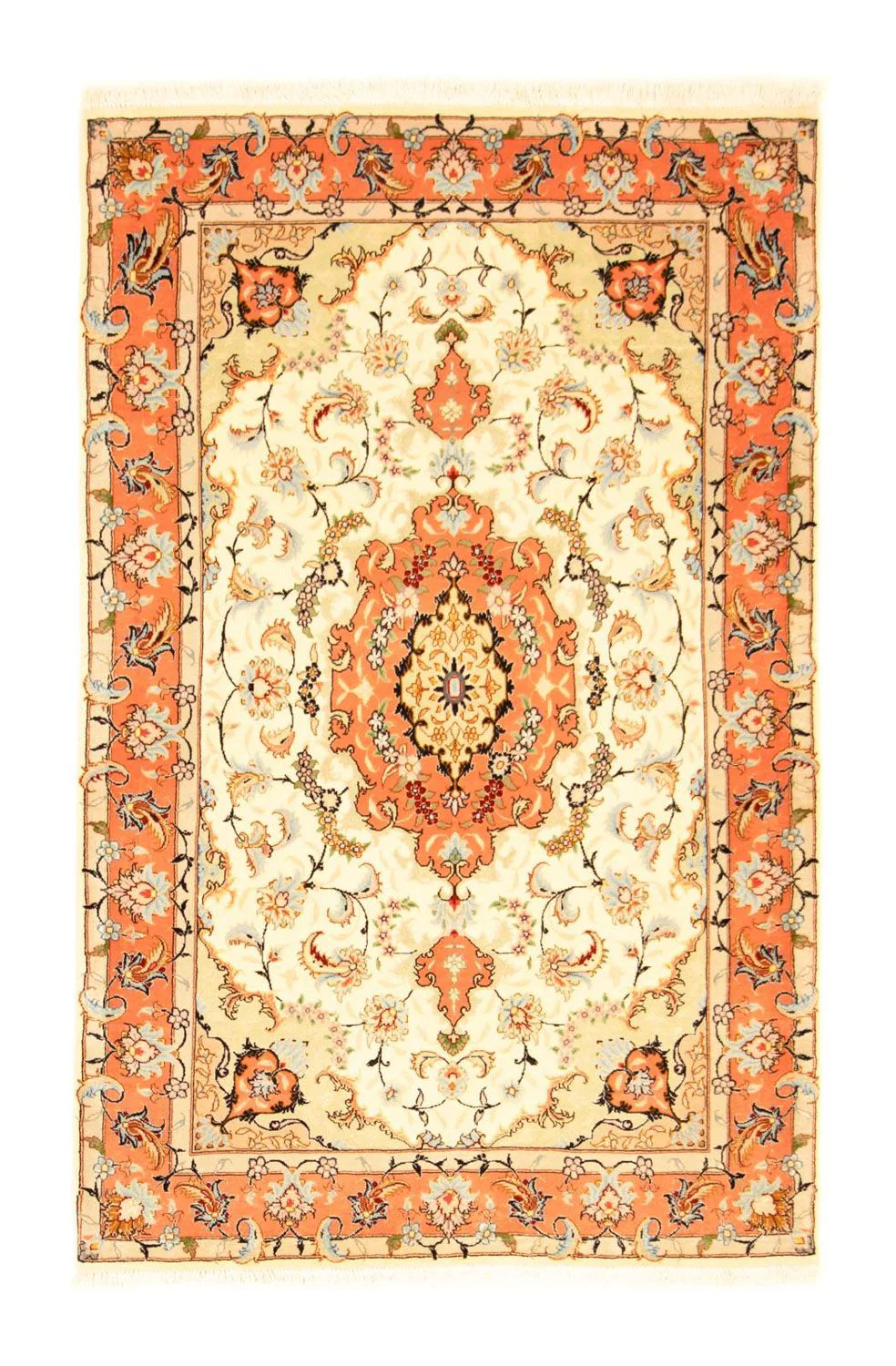 Täbriz - 50 Raj Teppich 157x101cm - Perserteppich