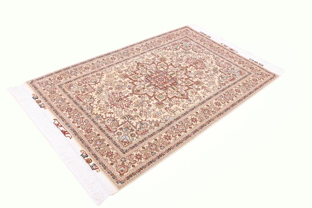 Perserteppich - Täbriz - Royal - 160 x 100 cm - hellbeige - Image 3