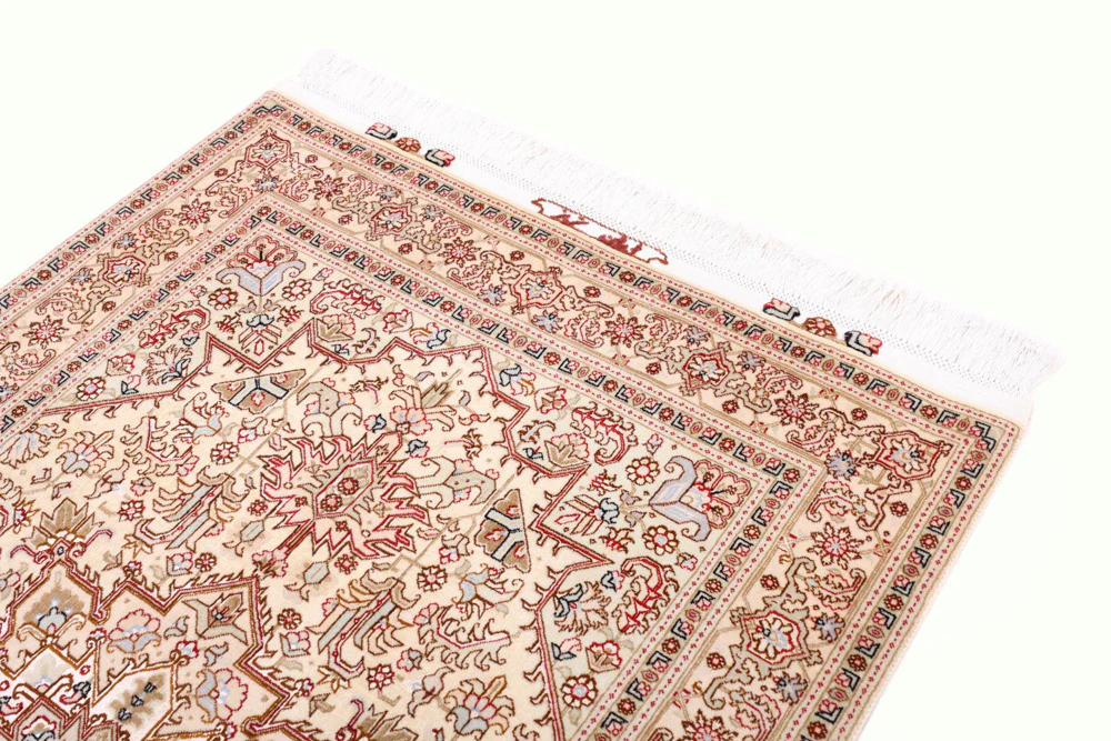 Perserteppich - Täbriz - Royal - 160 x 100 cm - hellbeige - Image 4