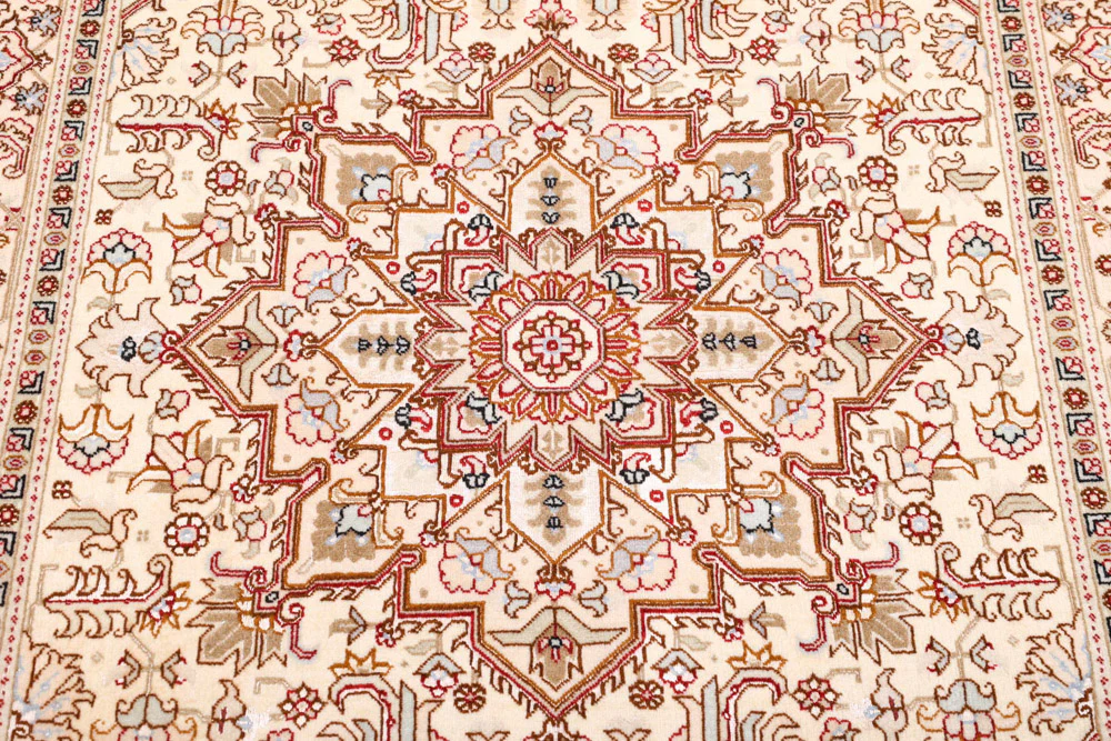 Perserteppich - Täbriz - Royal - 160 x 100 cm - hellbeige - Image 7