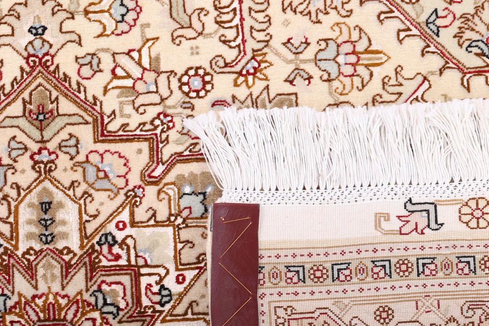 Perserteppich - Täbriz - Royal - 160 x 100 cm - hellbeige - Image 8
