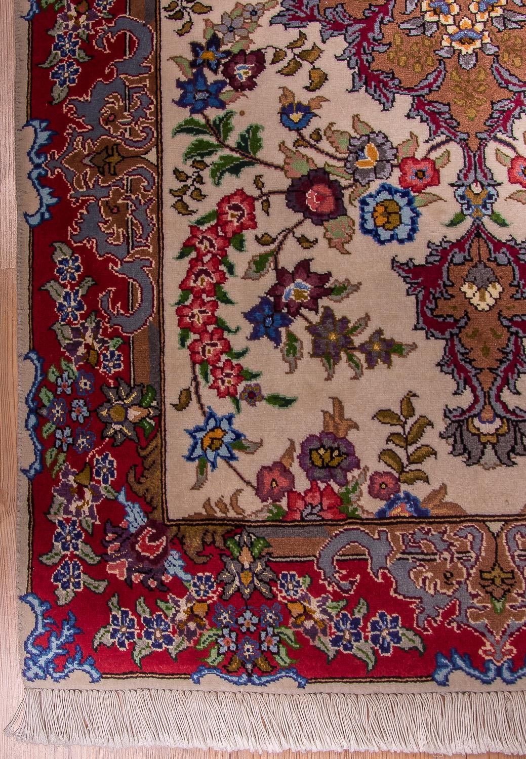 Täbriz - 50 Raj Teppich 160x97cm - Perserteppich - Image 4