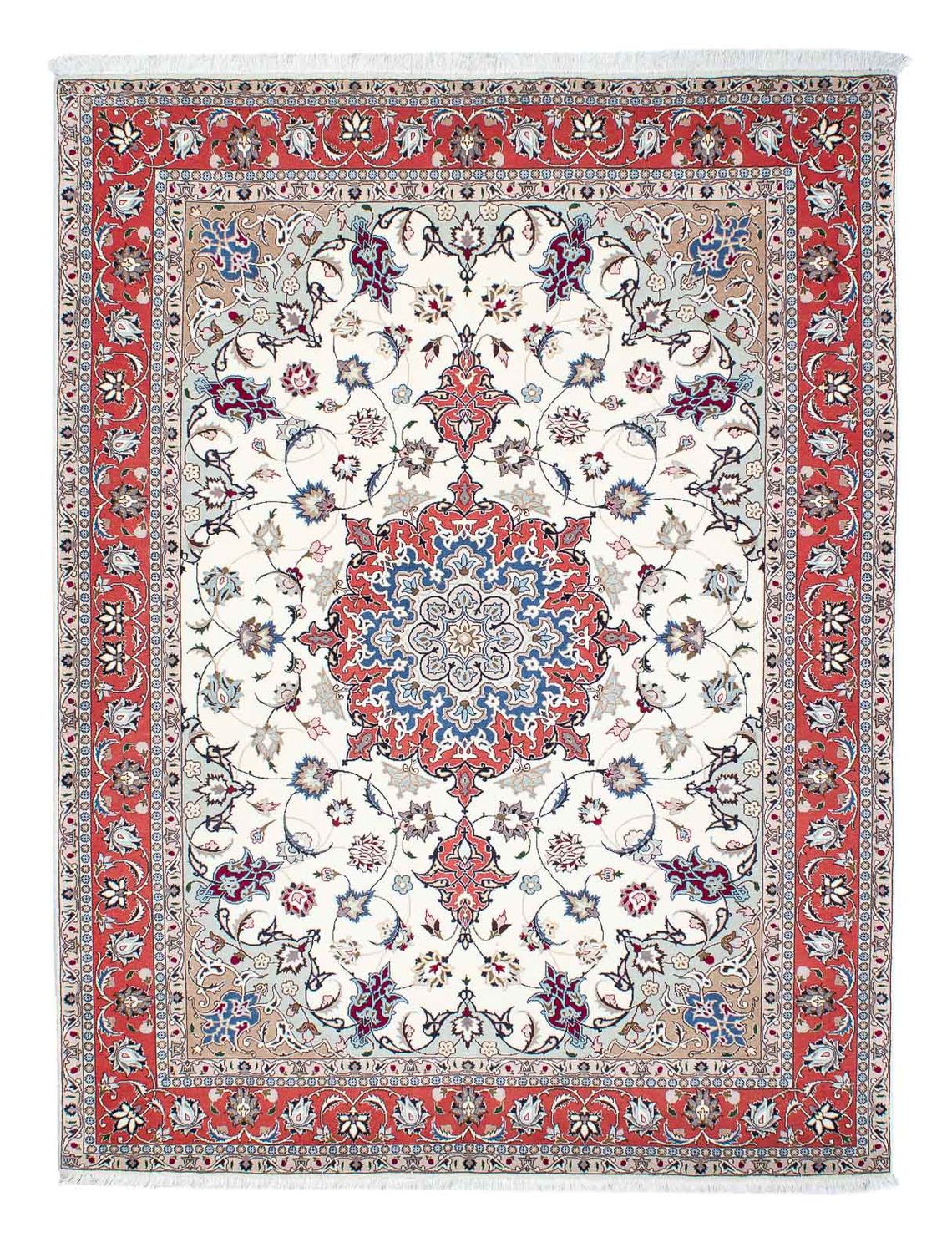 Täbriz - 50 Raj Teppich 198x151cm - Perserteppich