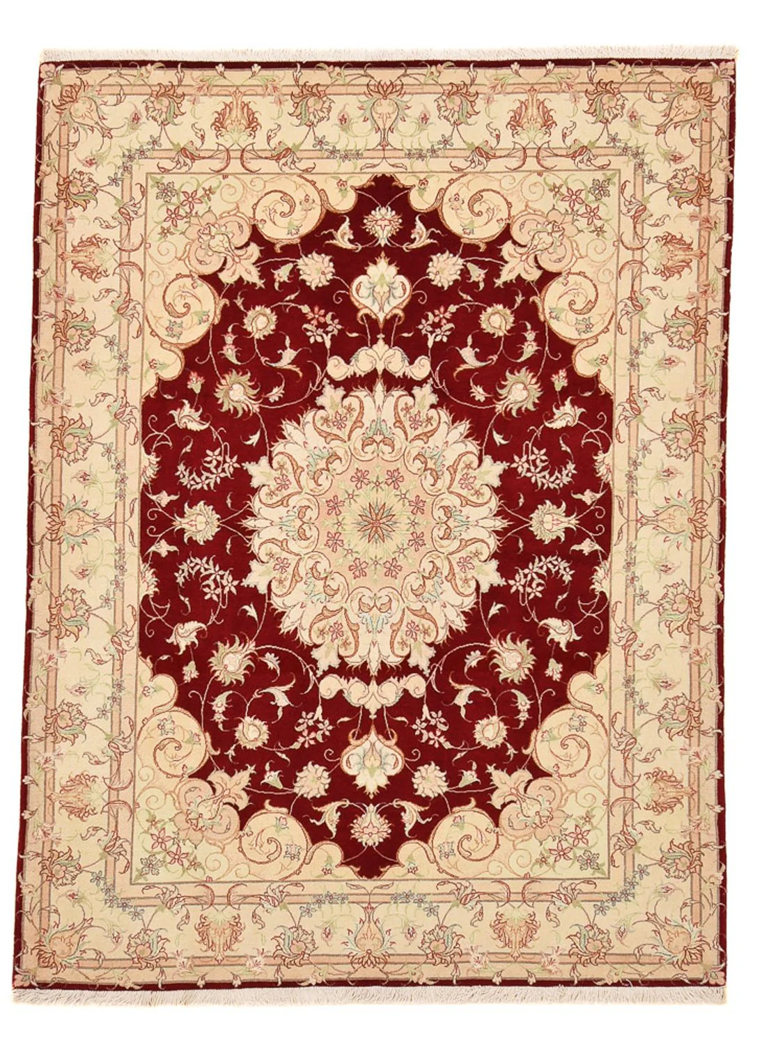 Täbriz - 50 Raj Teppich 200x152cm - Perserteppich