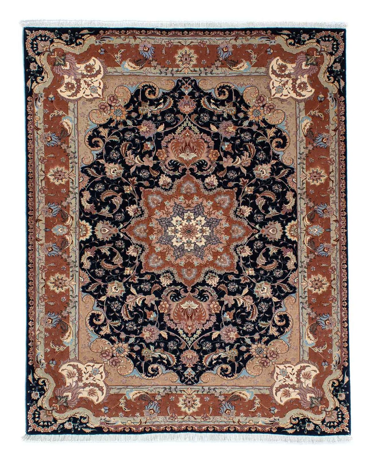 Täbriz - 50 Raj Teppich 200x155cm - Perserteppich