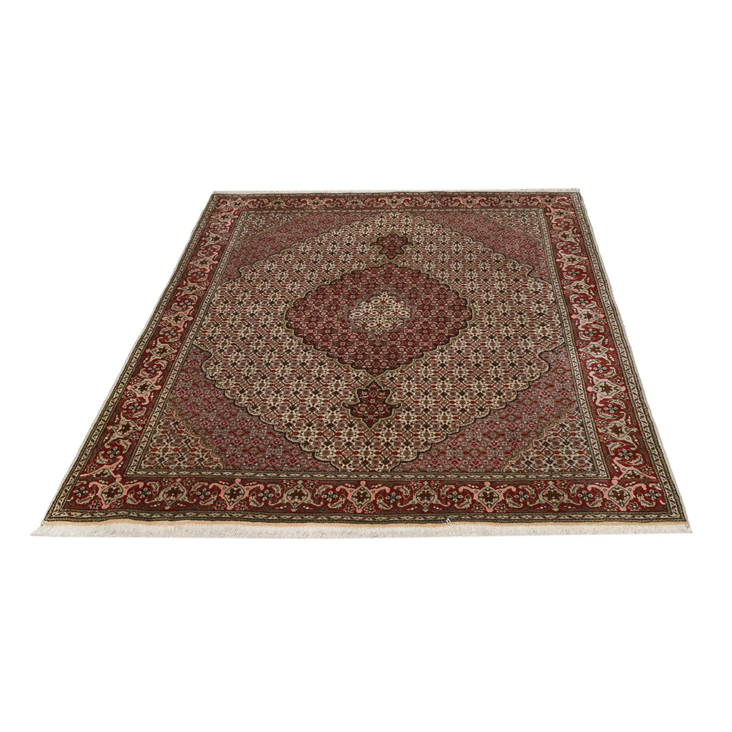 Täbriz - 40 Raj Teppich 202x152cm - Perserteppich - Image 5