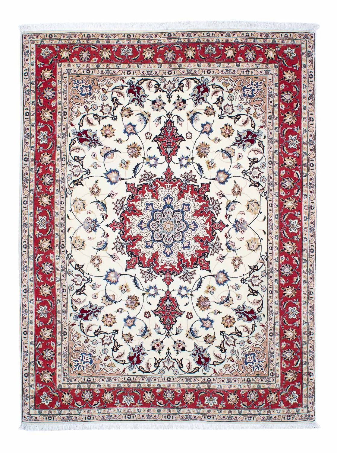 Täbriz - 50 Raj Teppich 203x154cm - Perserteppich