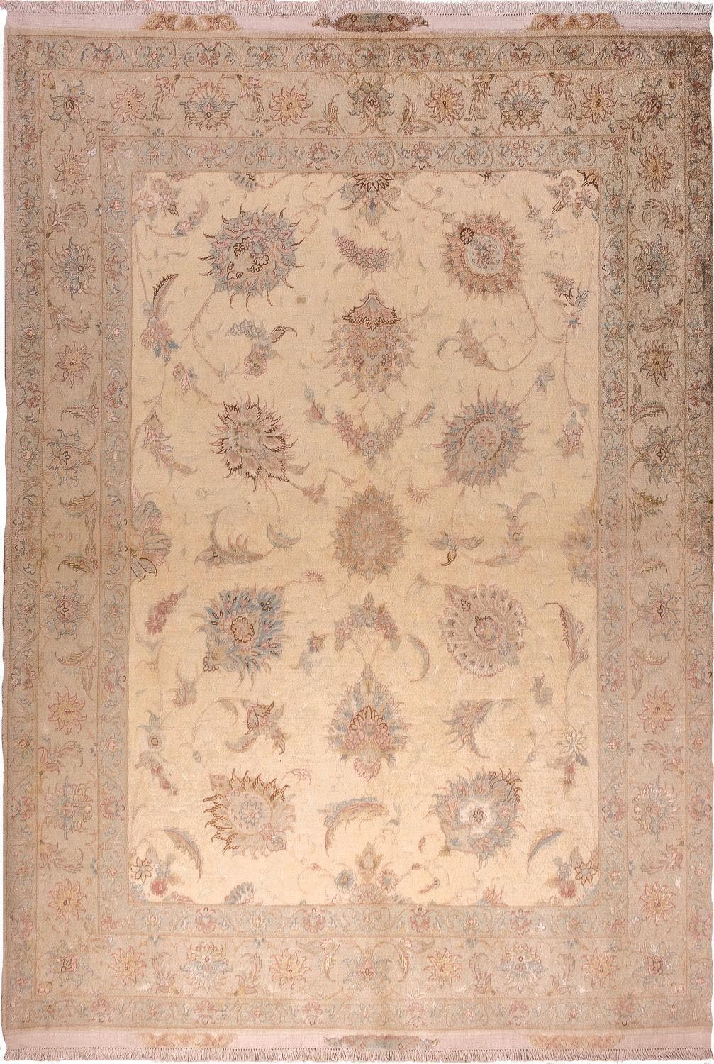 Täbriz - 50 Raj Teppich 204x147cm - Perserteppich
