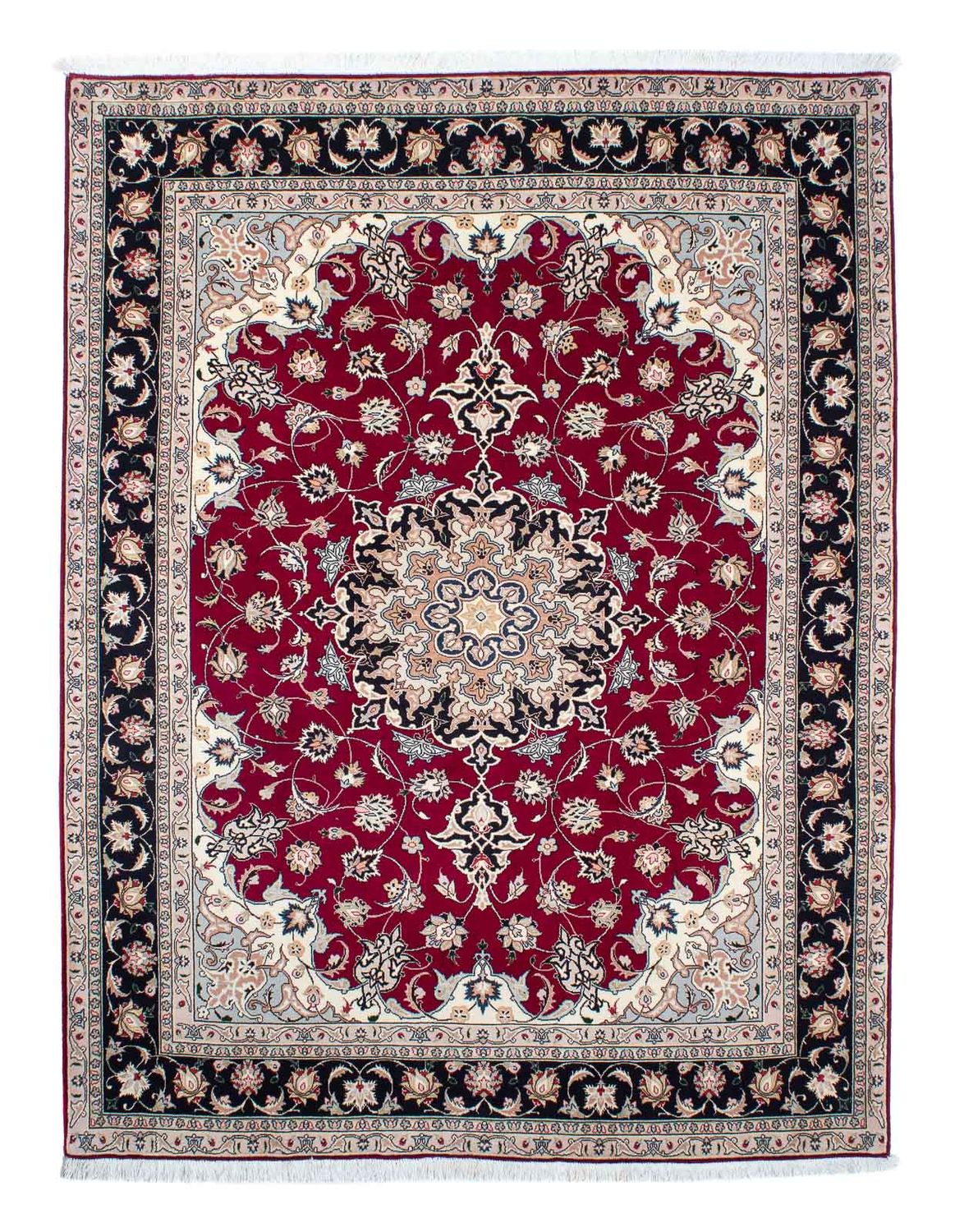 Täbriz - 50 Raj Teppich 204x153cm - Perserteppich