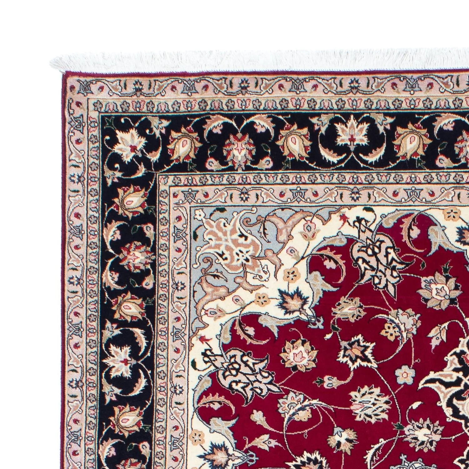Täbriz - 50 Raj Teppich 204x153cm - Perserteppich - Image 3