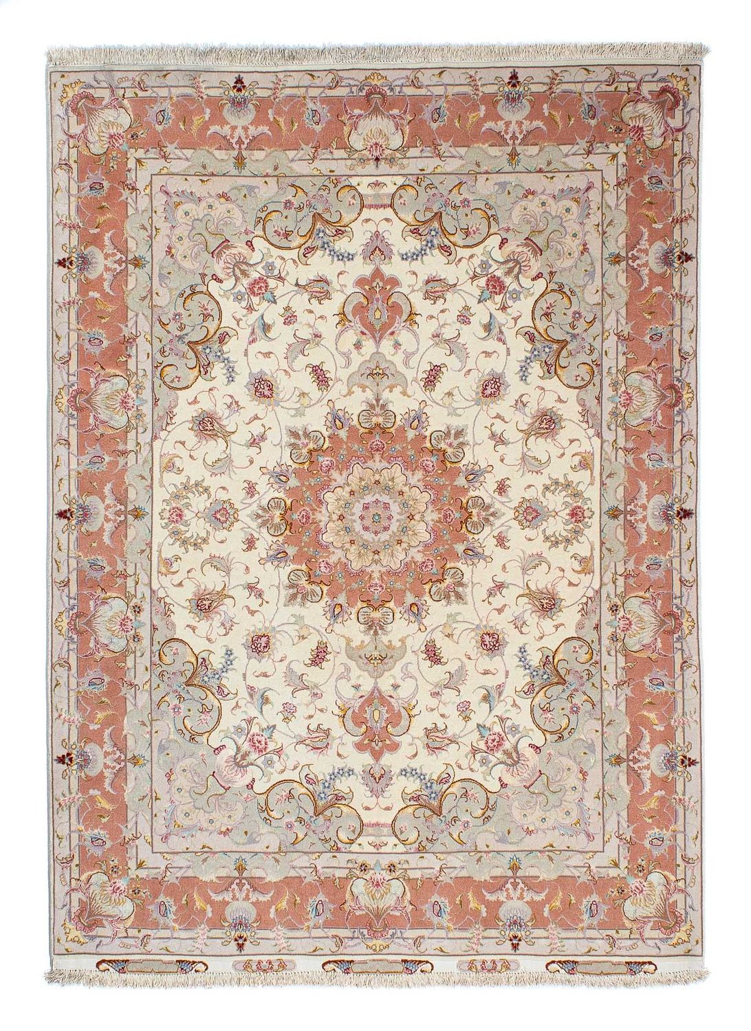 Täbriz - 50 Raj Teppich 205x152cm - Perserteppich