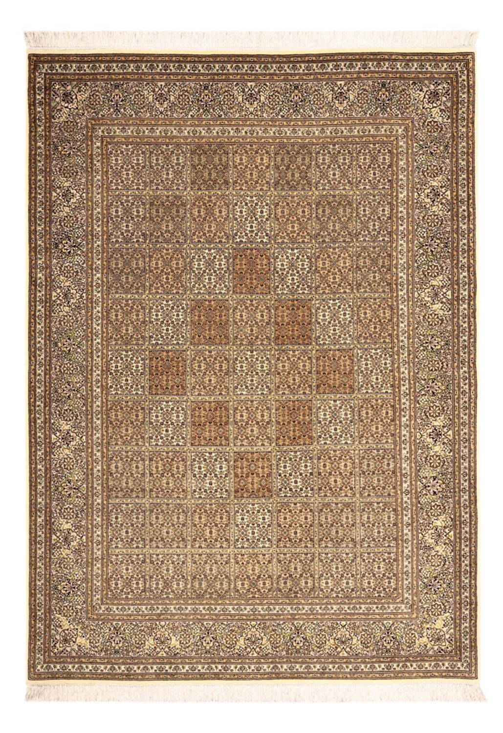 Täbriz - 50 Raj Teppich 208x149cm - Perserteppich
