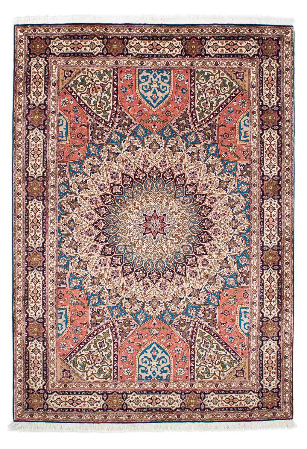 Täbriz - 50 Raj Teppich 242x168cm - Perserteppich
